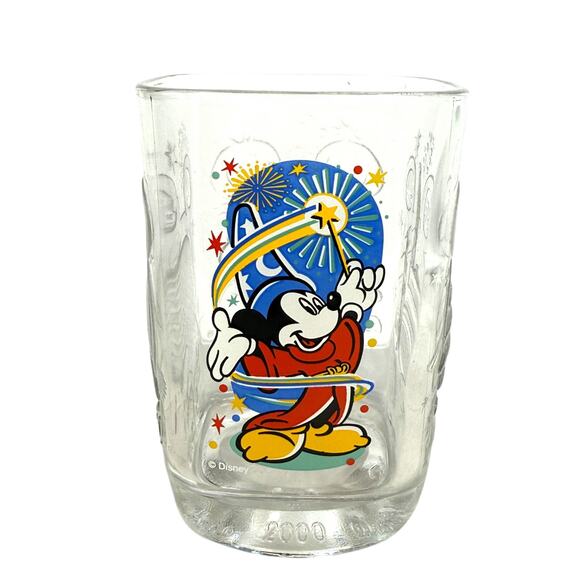 2000 Millennium McDonalds Walt Disney World EPCOT Celebration Square Glass 14 oz - Picture 1 of 6